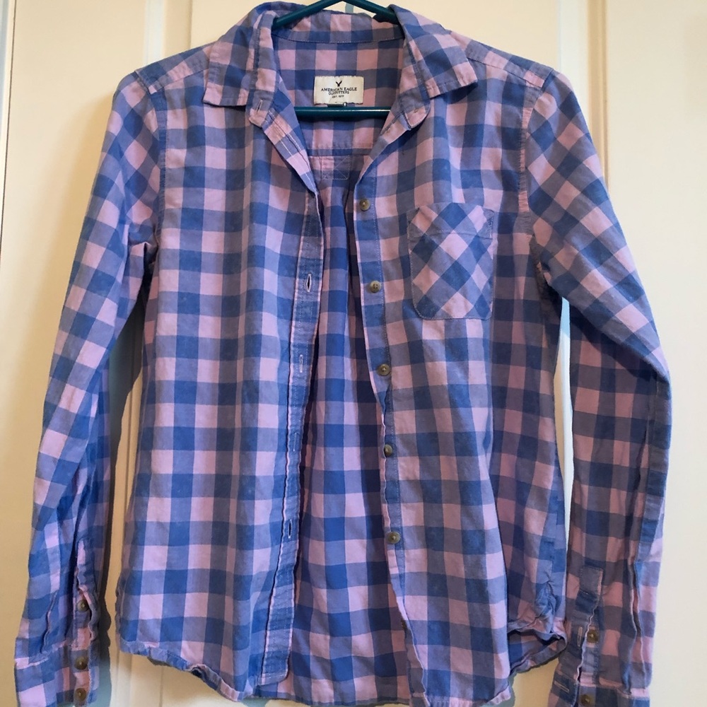 Pink & Blue/Purple Flannel
